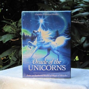ORACLE OF THE UNICORNS Tarot Kit Card Deck & Book Set pagan wicca 