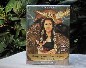 ANGELS and ANCESTORS Oracle Deck Cards and Guidebook by Kyle Gray