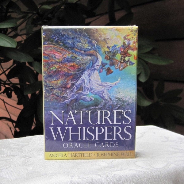NATURE'S WHISPERS Oracle Deck Cards and Guidebook by Angela Hartfield with Artwork by Josephine Wall.
