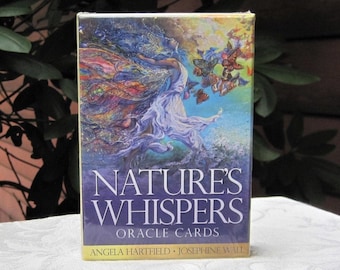 NATURE'S WHISPERS Oracle Deck Cards and Guidebook by Angela Hartfield with Artwork by Josephine Wall.