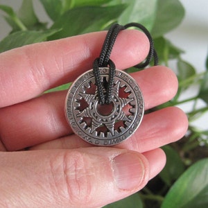 COMPASS of FORTUNES Pewter PENDANT - Magical Amulet designed to help maintain the direction in one's life!