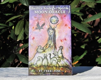 Earthly Souls & Spirits MOON ORACLE Deck Cards and Guidebook by Terri Foss.