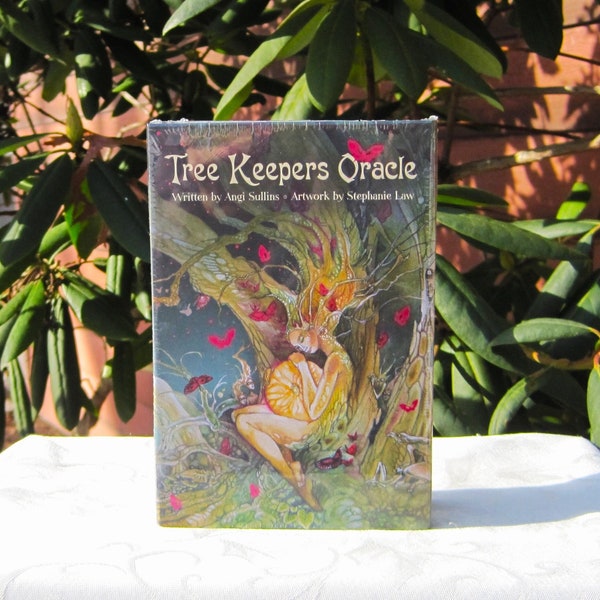 TREE KEEPERS Oracle Card Deck & Guidebook by Angi Sullins, Art by Stephanie Law