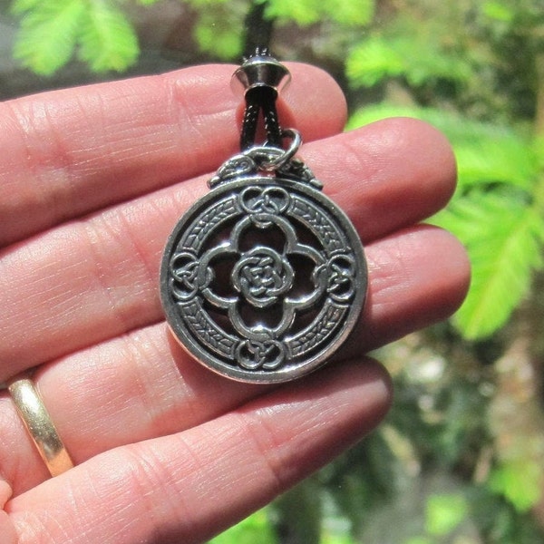 CELTIC Warrior's SHIELD of PROTECTION Pewter Pendant