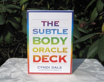 The SUBTLE BODY Oracle DECK Cards & Guidebook by Cyndi Dale and Adela Li.