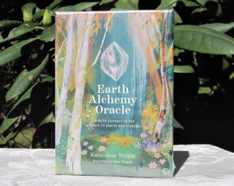 EARTH ALCHEMY Oracle Card Deck & Booklet by Katie-Jane Wright - Cards to Connect to the Wisdom of Plants and Crystals!