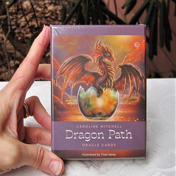 DRAGON PATH Oracle DECK Cards & Guidebook by Caroline Mitchell