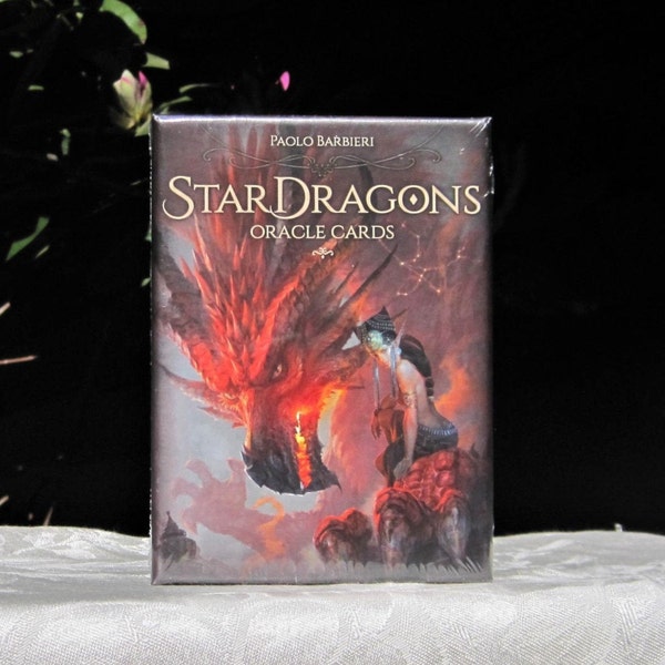 STARDRAGONS Oracle DECK Cards and Booklet by Paolo Barbieri. Lo Scarabeo. Dragon Oracle Cards!