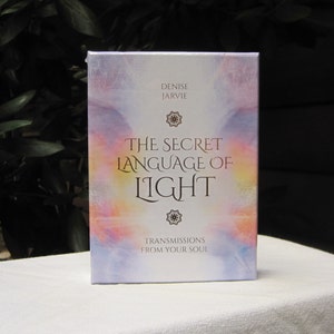 The SECRET LANGUAGE of LIGHT Oracle Deck Cards & Guidebook by Denise Jarvie