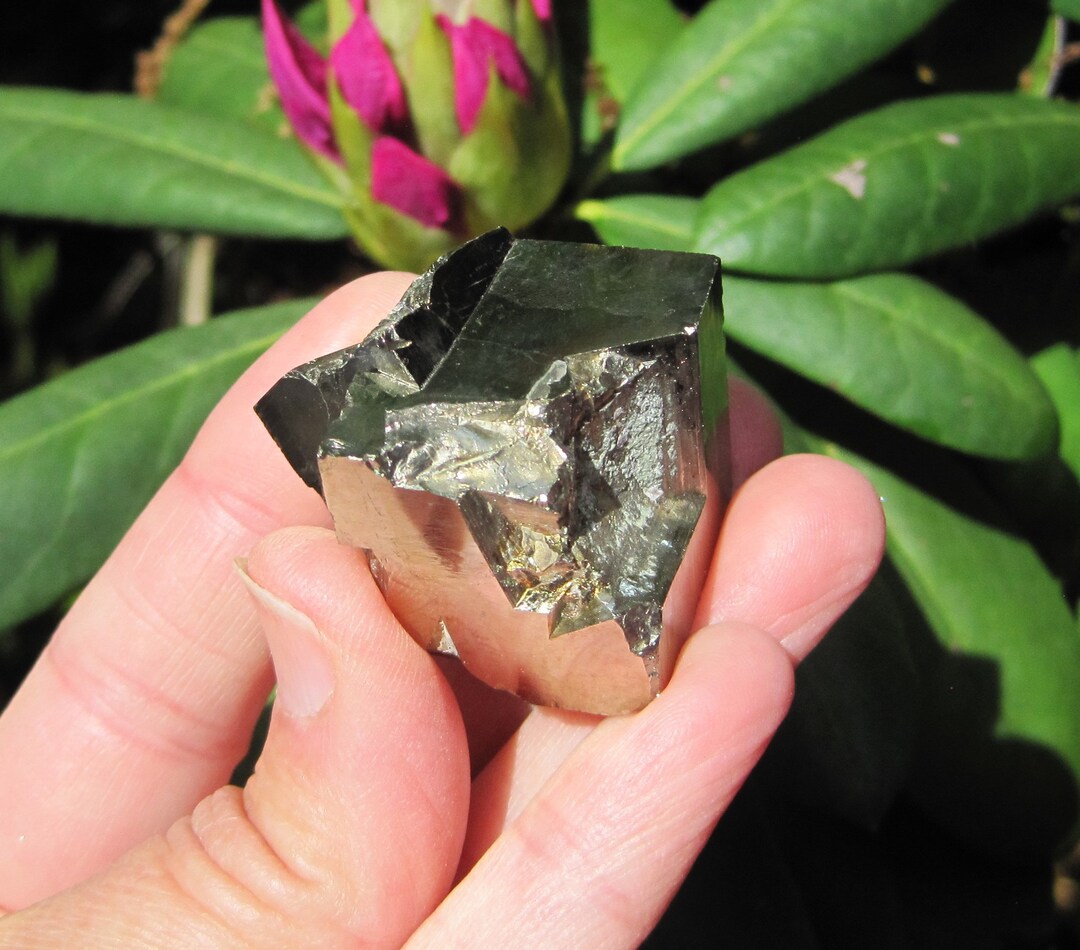 PYRITE Square Cube / Block ~ Protection, PROSPERITY, Deflects ...