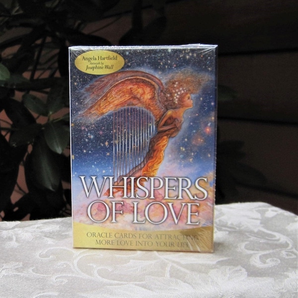 WHISPERS of LOVE Oracle DECK Cards and Guidebook by Angela Hartfield