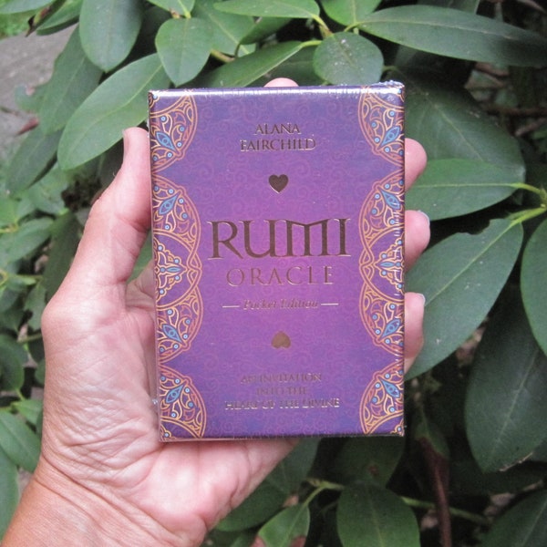 POCKET Edition RUMI Oracle DECK Cards by Alana Fairchild - Small Size!