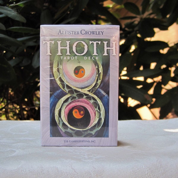 THOTH TAROT Deck Cards & Instruction Booklet by Aleister Crowley