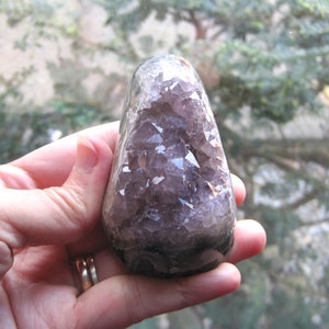Small Standing AMETHYST Cluster CRYSTAL ~ Protection, Purification, Divine Connection & Releasing Addiction!