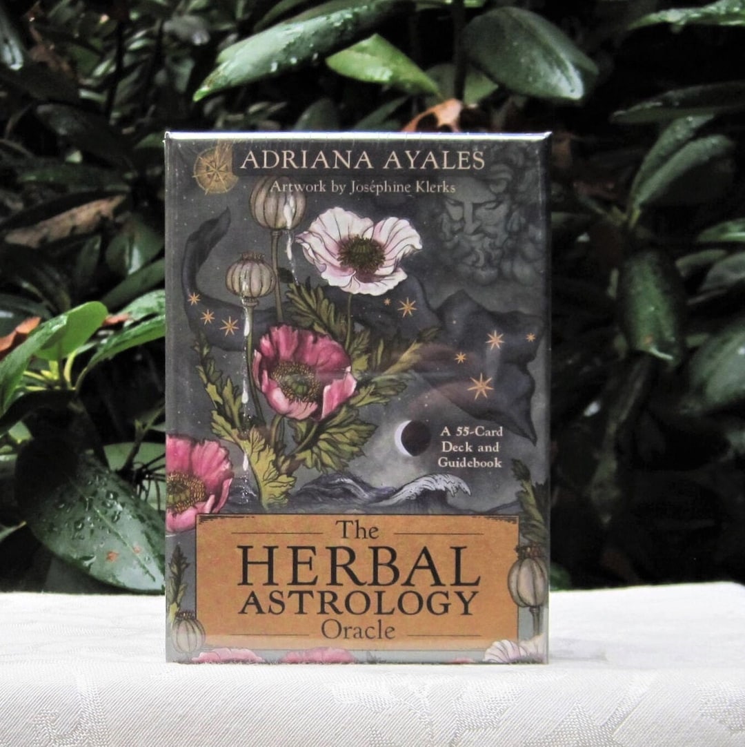 The HERBAL ASTROLOGY Oracle Deck Cards and Guidebook Adriana Ayales Etsy