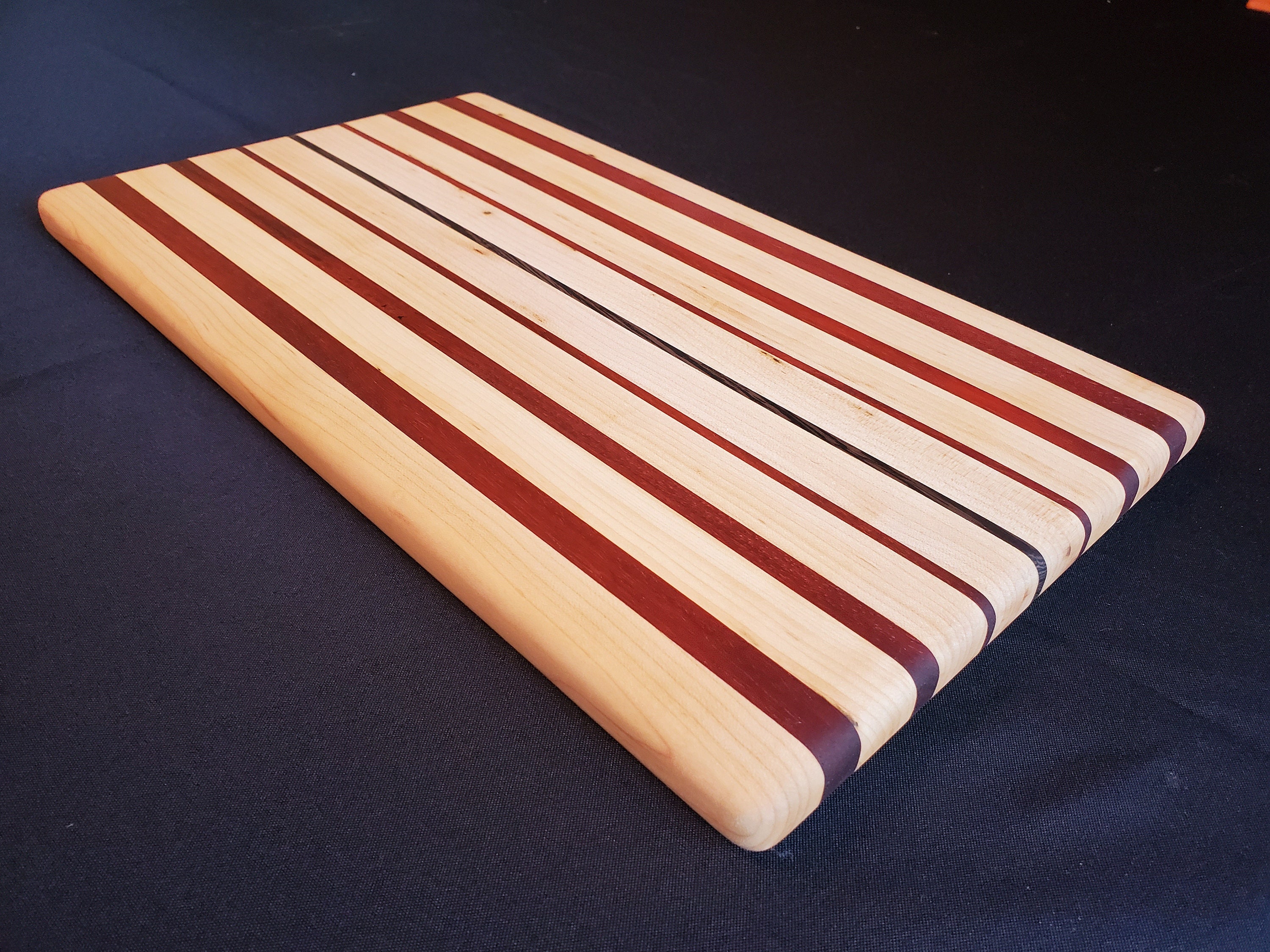 Planche à Découper Chêne B4K 30x20cm - Antibactérienne, Huilée, Double Face