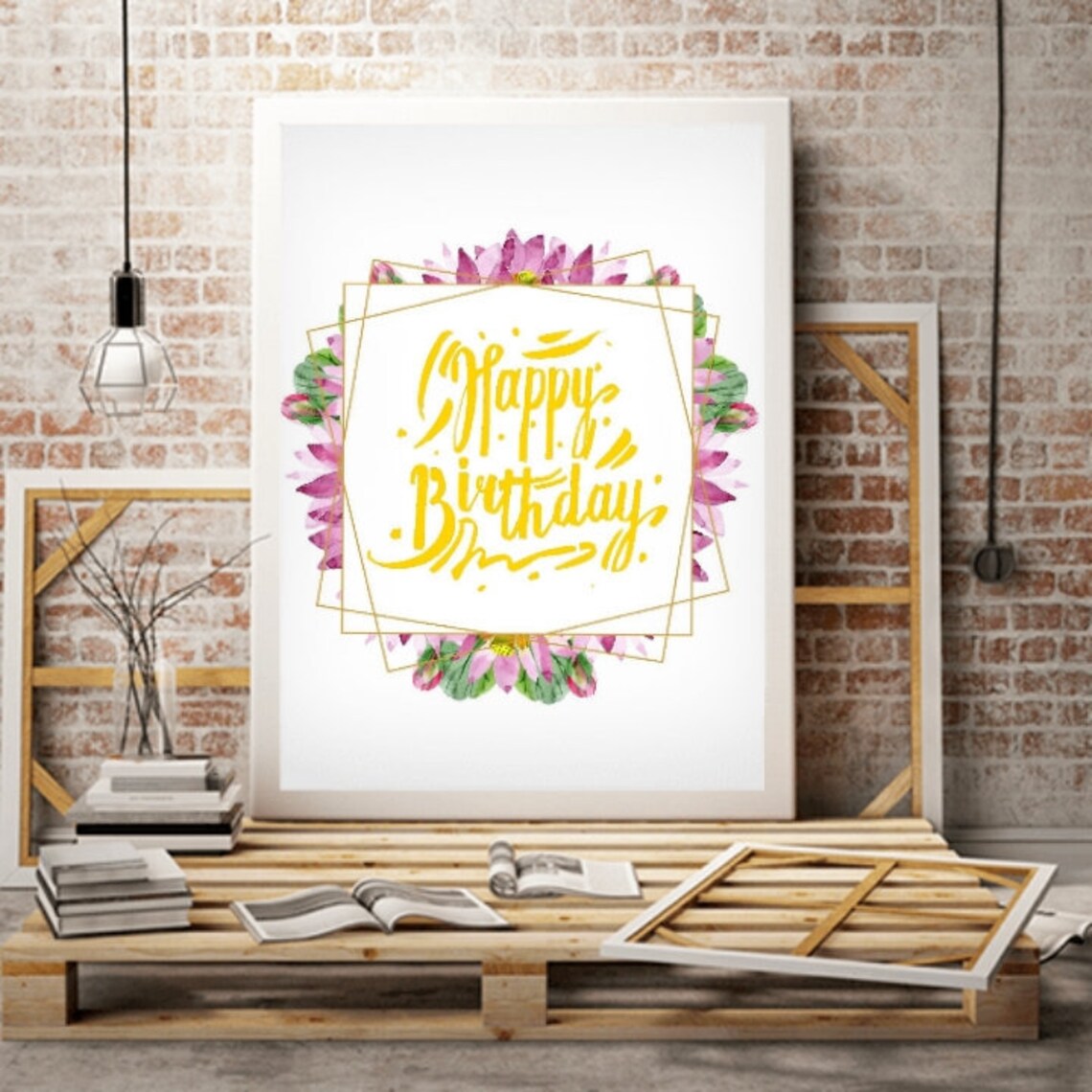 Happy Birthday Printable Download 8x10 | Etsy