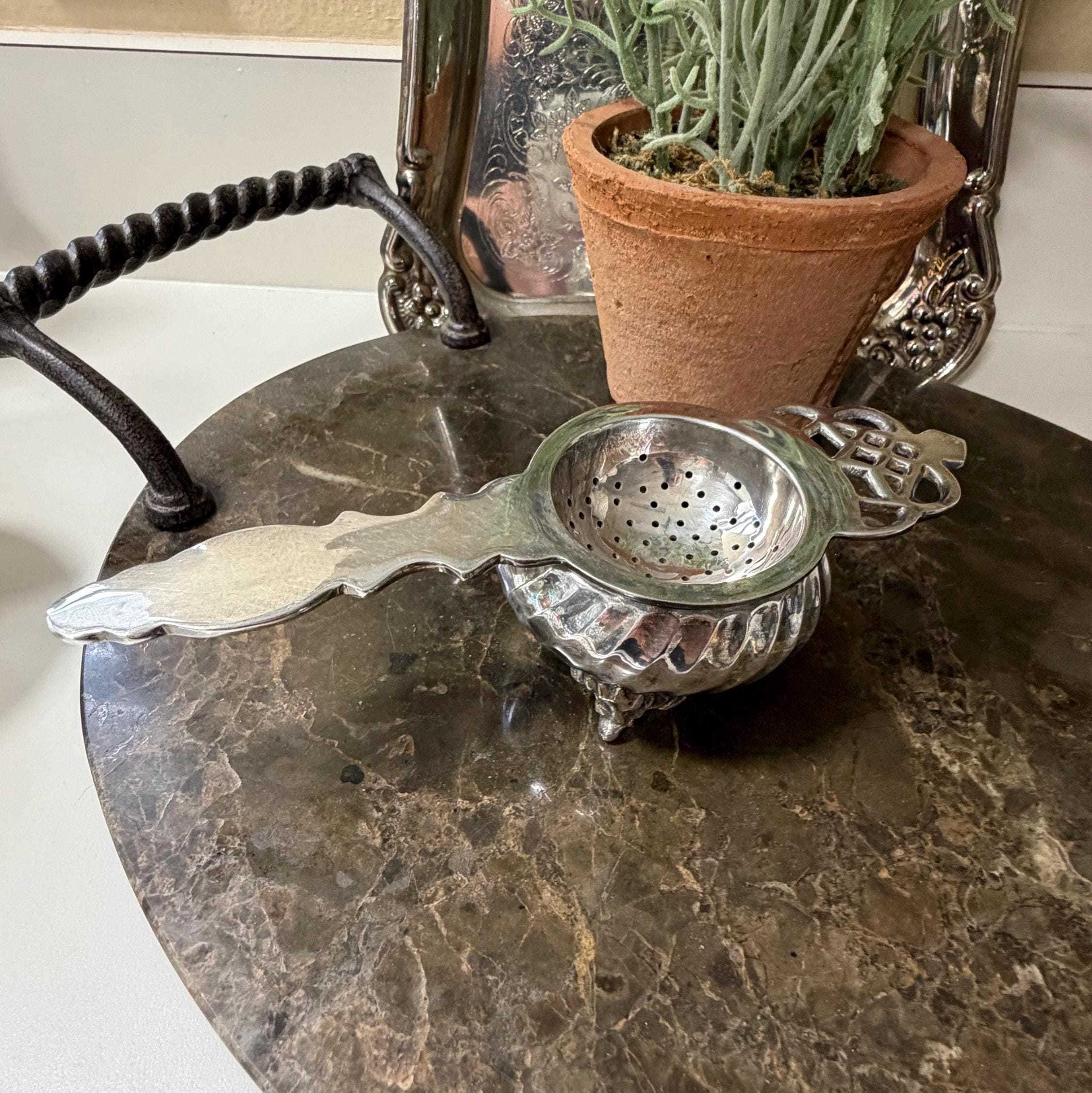 Antique English Tea Strainer - Etsy
