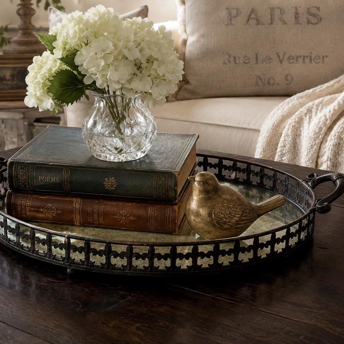 Antique Fleur De Lis Mirror - Etsy