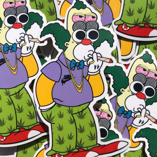 Shpongled Krusty - Vinyl Sticker