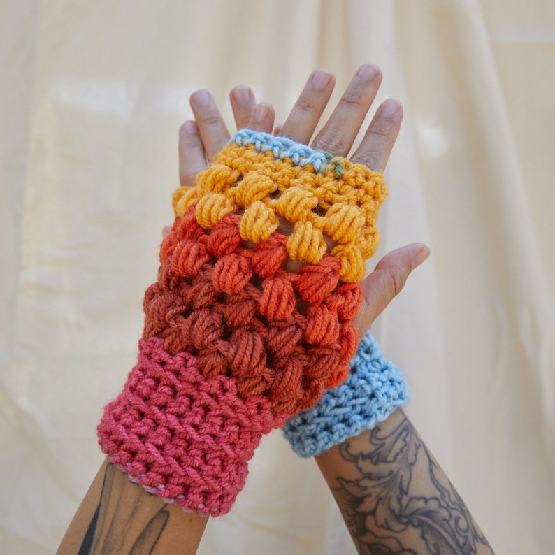 Crochet Hand Warmers image 1