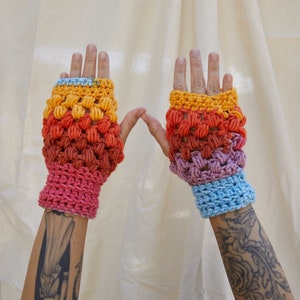 Crochet Hand Warmers image 3