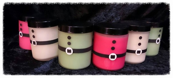 100% Australian Hand Made Soy Wax Santa Candles