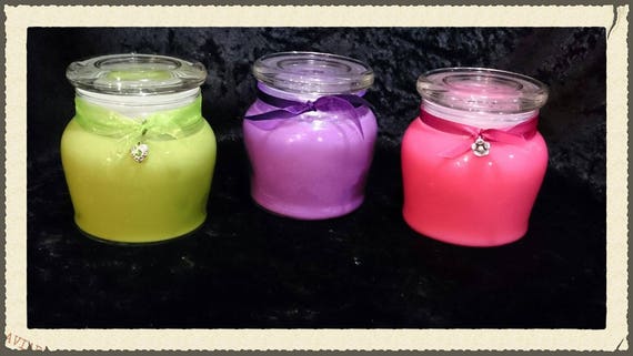 100% Soy Wax  Australian Hand Made  Honey Pot  Jar Soy Candles {Medium}