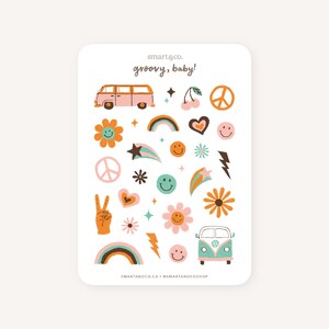 GROOVY, SCHATJE! Sticker vel | Bullet Journal Stickers, Planner Stickers, Scrapbook Stickers