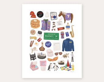 PARKS AND RECREATION Things Art Print