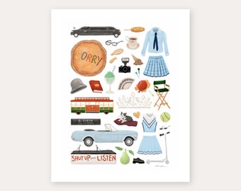 PRINCESS DIARIES Things Art Print