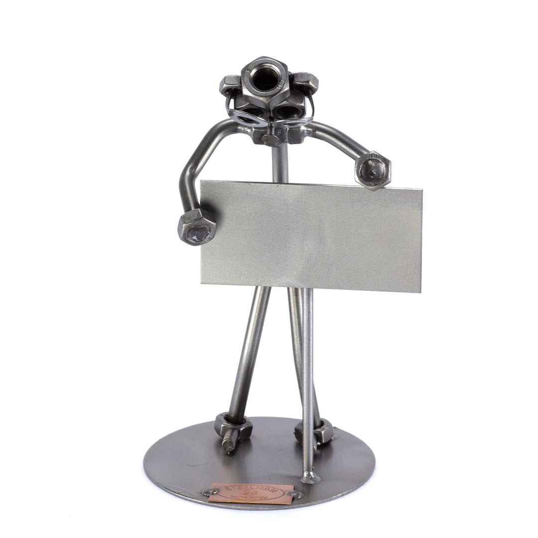 Figurine Métal Personnalisée Steelman24 - Idée Cadeau Originale Made In Germany