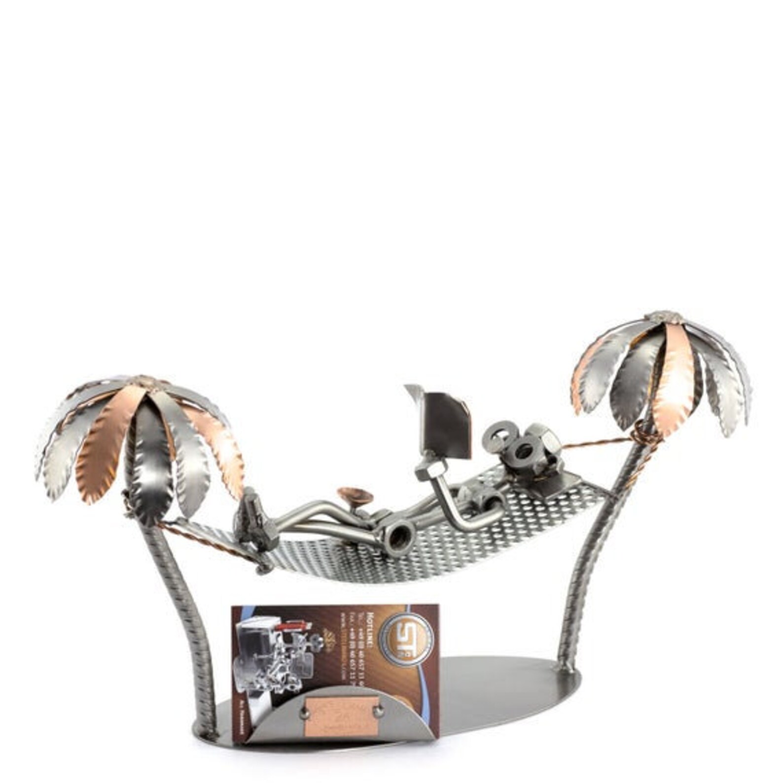 Nuts and Bolts Sculpture hammock With Business Card Etsy