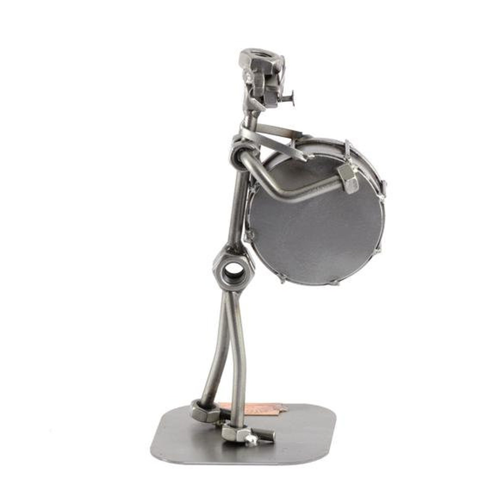 Nuts and Bolts Sculpture drummer Handmade Ornament Figurine Etsy