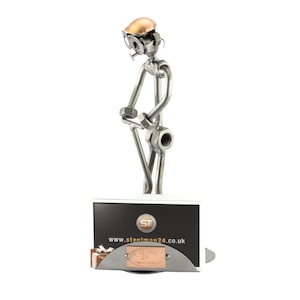 Figurine en métal "Scooter Avec Porte-Cartes De Visite" - Idées Cadeaux fait main