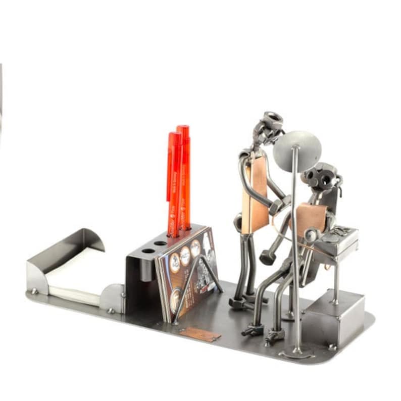 Nuts and Bolts Sculpture dentist Desk Organizer Office Etsy