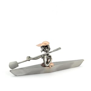 Figura de Metal &quot;Kayak&quot; - Idea de regalo hecho a mano