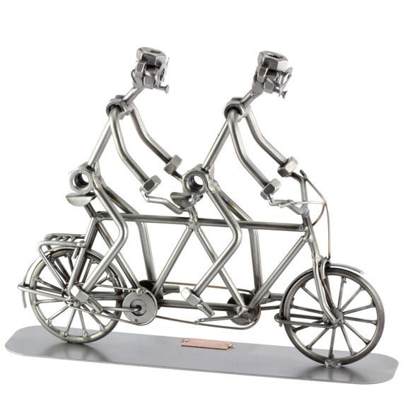 bicicleta tandem dos plazas miniatura de metal - Compra venta en  todocoleccion
