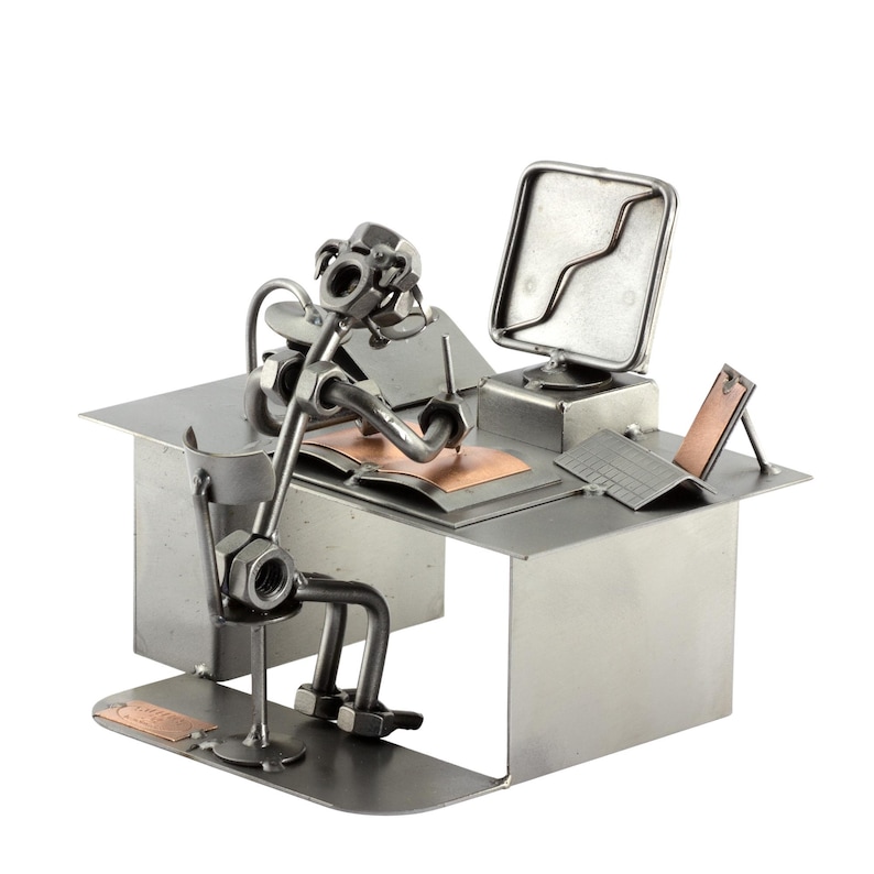 Nuts and Bolts Sculpture "computer" - Handmade Ornament Figurine - Etsy