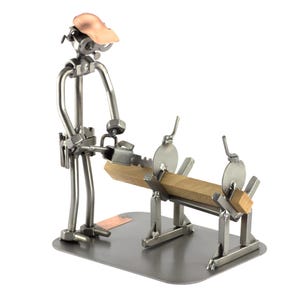 Figura de Metal "Carpintero" - Idea de regalo hecho a mano