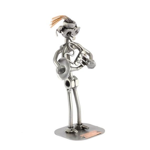 Schraubenmännchen Waldhorn - original Steelman24 Metallskulptur - das perfekte Geschenk