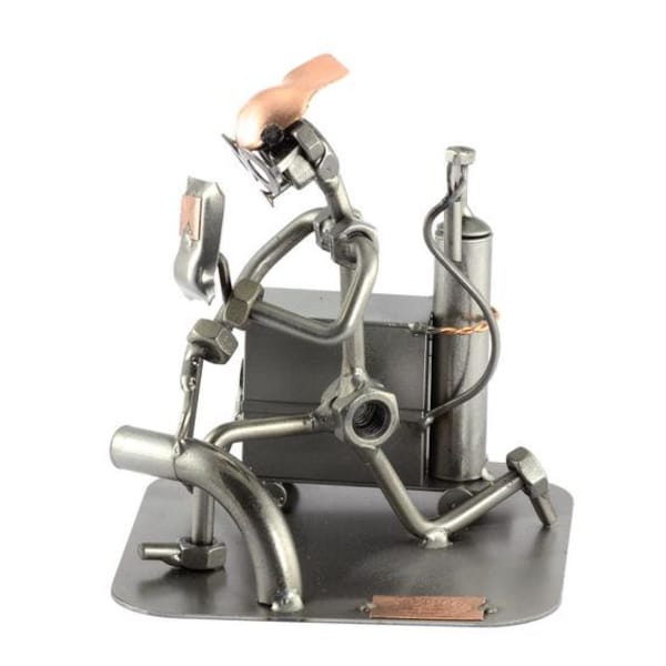 Schraubenmännchen Schweißer - original Steelman24 Metallskulptur - das perfekte Geschenk