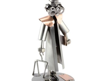 Schraubenmännchen Richter - original Steelman24 Metallskulptur - das perfekte Geschenk