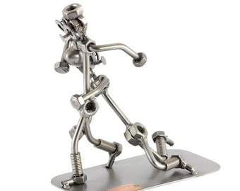 Figurine en métal "Rugby" - Idées Cadeaux fait main