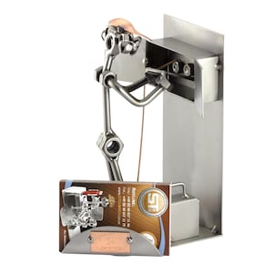 Figurine en métal "Électricien Avec Porte-Cartes De Visite" - Idées Cadeaux fait main
