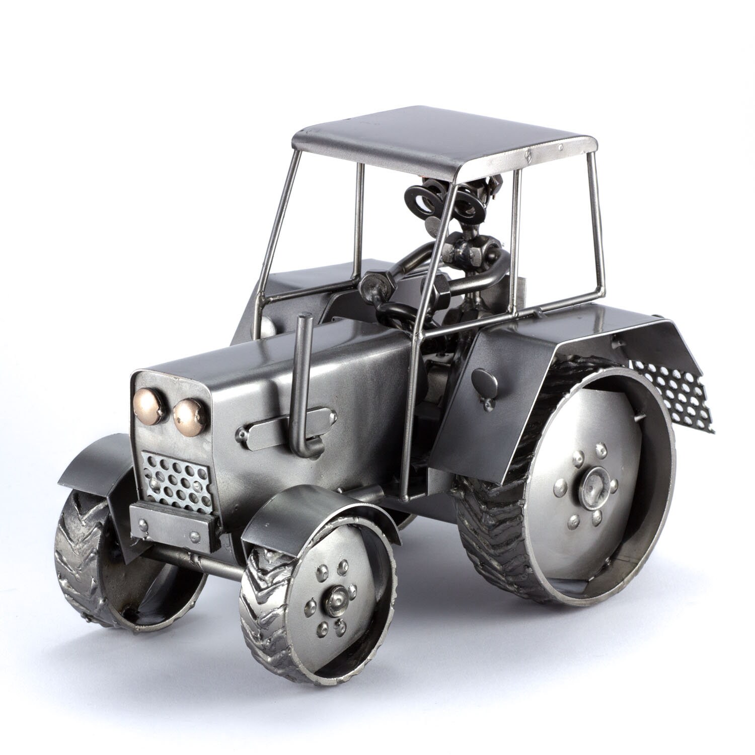 Nuts and bolts sculpture Tractor Big Handmade Etsy