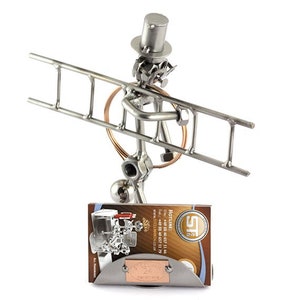 Figurine en métal "Ramoneur Avec Porte-Cartes De Visite" - Idées Cadeaux fait main