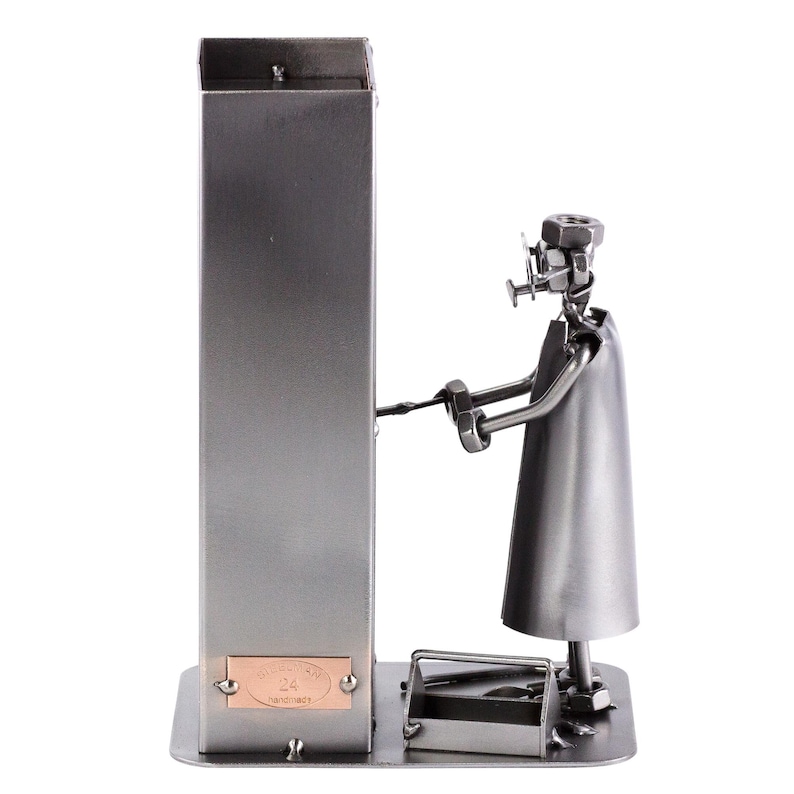 Figura de Metal "Mecánico De Ascensores" - Idea de regalo hecho a mano imagen 3