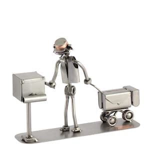 Figura de Metal "Cartero" - Idea de regalo hecho a mano
