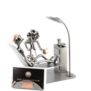 Figurine en métal "Orthopédiste Avec Porte-Cartes De Visite" - Idées Cadeaux fait main